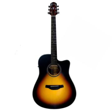 Crafter HD-100CE OP cutaway vintage sunburst
