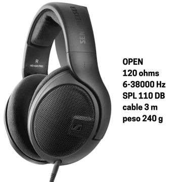 Cuffia Sennheiser HD 400 PRO - OPEN 120 Ohm