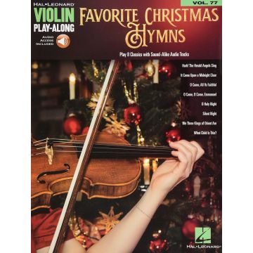 Favorite Christmas Hymns BOOK+AUDIO-ONLINE Violino