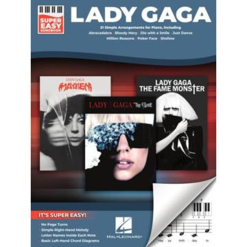 Lady Gaga Super easy songbook 21 simple arrangements for piano