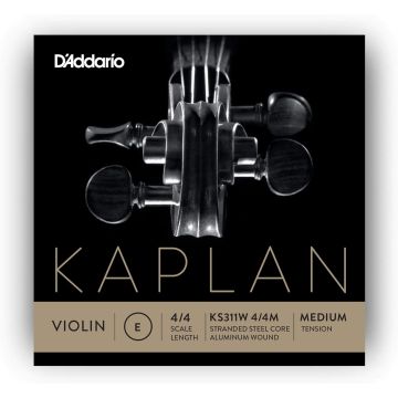 Corda Violino 4/4 D'Addario Kaplan MI KS311W non Whistlin VLN con pallino