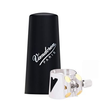 Legatura Clarinetto Mib Vandoren LC02P Optimum argentata