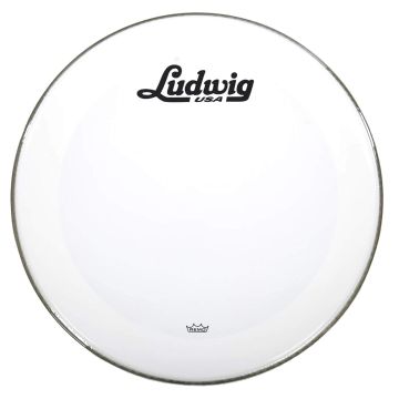 Pelle Ludwig 22" bianca logo vintage LW1222P3SWV