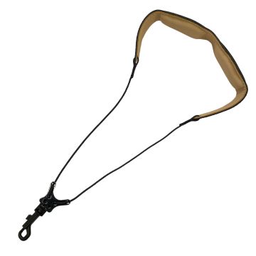 Cebulla Sax Strap L black small adjuster fibre