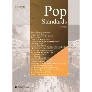 Pop standards collection piano/voce/chitarra 