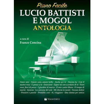 F.Concina Piano Facile Lucio Battisti e Mogol Antologia 