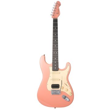 Mooer MSC10 Elite flamingo pink Chitarra Elettrica 