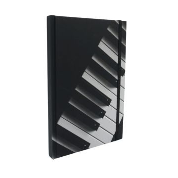 Spiral Notebook agifty  sheet Keyboard  A5 192 pagine