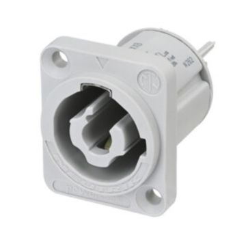 Powercon pannello Neutrik grigio NAC3MPXXB