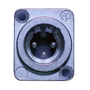 XLR da pannello maschio 3 poli Neutrik