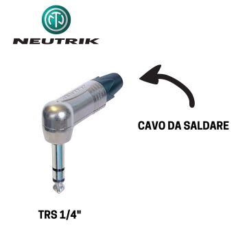 Jack ad angolo stereo Neutrik