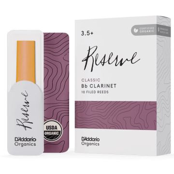 D'addario Organic Reserve Classic Clarinet n.3.5+ (10-pack)