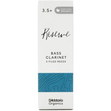 Ance Clarinetto Basso Reserve Organics By D'Addario n.3,5+ 5pz 