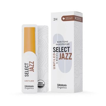 Ance Sax Baritono Organic Select Jazz Unfiled By D'Addario n.2 Hard 5pz