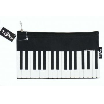 Astuccio Agifty Nero con tastiera piano 24x12.5cm 