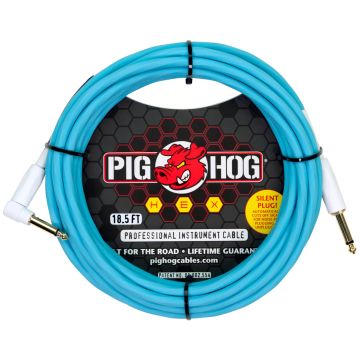 Pig Hog Hex Silent plug Cavo Jack/Jack angolare 5,6mt 