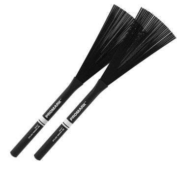 Promark 2B Spazzole Heavy nylon retrattili black