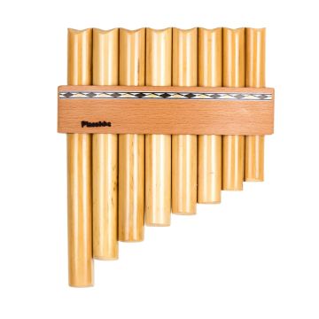 Flauto di Pan Plaschke R08 C DO diatonico 8 toni bambu'