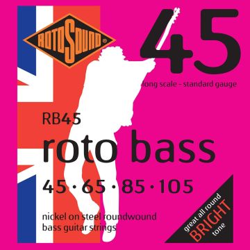 Corde basso elettrico Rotosound RB45 Roto Bass nickel 45-105