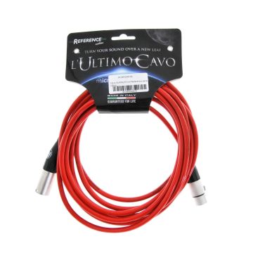 Cavo XLR/XLR 5 mt Reference serie Ultimo Cavo amphenol rosso