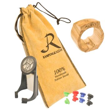 Legatura Sax Alto Rampone & Cazzani Chubby legno di ulivo