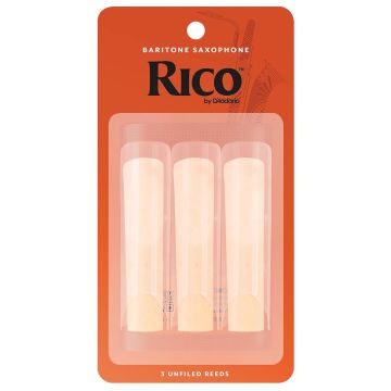 Rico by D'Addario n.3 (3-Pack) Ance Sax Baritono 
