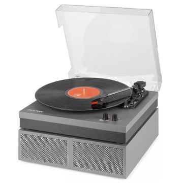 Fenton RP165G Giradischi bluetooth con diffusori silver