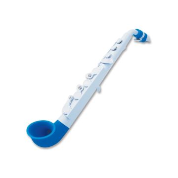 Sax Nuvo jSax 2.0 corpo in abs bianco blu con custodia