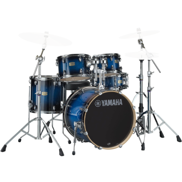 Yamaha Stage Custom Birch 22" 5pz + Hardware Deep Blue Sunburst 