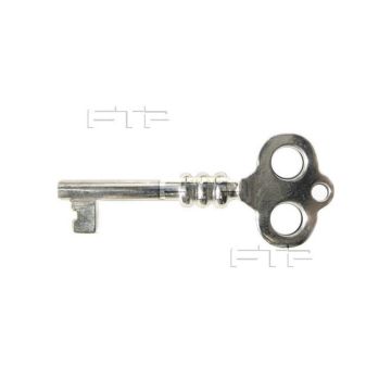 Chiave piano verticale FTP tipo maschio nichelata lucida