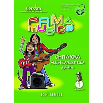 PrimaMusica Chitarra Acustica Elettrica 