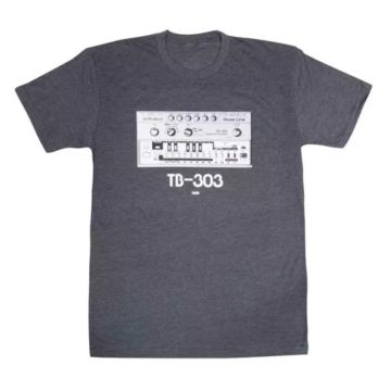 T-Shirt Roland TB-303 crew charcoal M