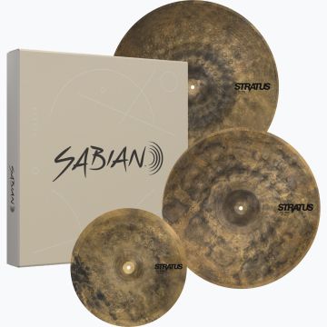 Sabian Stratus Dry Performance Set 15" HH 19" Crash 22" Ride Set Piatti