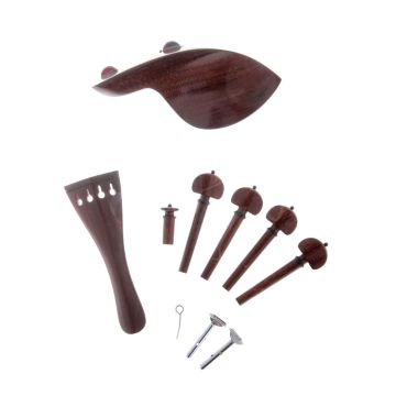 Set Viola Talwar palissandro finiture colore nero