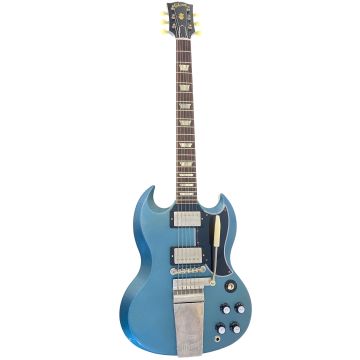 Gibson 1964 SG standard reissue w/maestro vibrola light aged blue