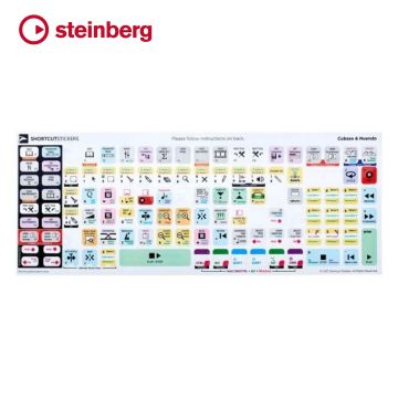 Adesivi scorciatoia tastiera Steinberg SHORTCUTSTICKERS Cubase&Nuendo