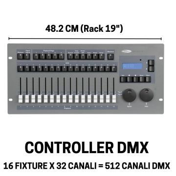 Showtech SM-16/2 FX centralina luci