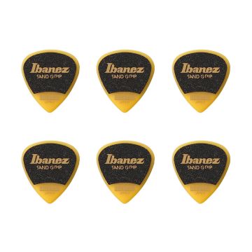 Ibanez extra heavy PPA16XSG-YE sand grip wizard Blister plettri 6pz yellow