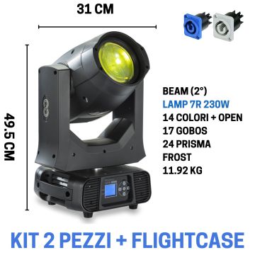 Centolight Spire X23 (KIT 2PZ + FLIGHTCASE)