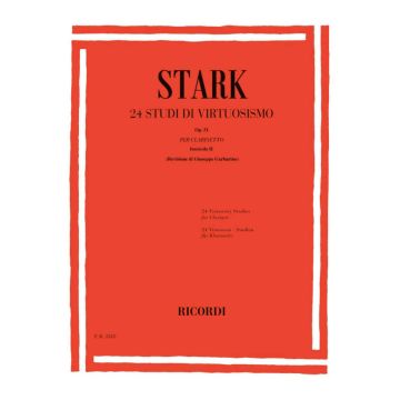 Stark 24 studi di virtuosismo Op.51 per Clarinetto fascicolo II Garbarin