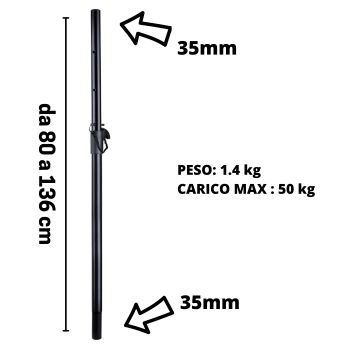 Distanziale cassa sub Soundsation SUBST100-35