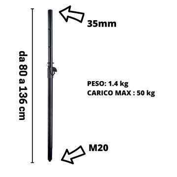 Distanziale cassa sub Soundsation SUBST100-20