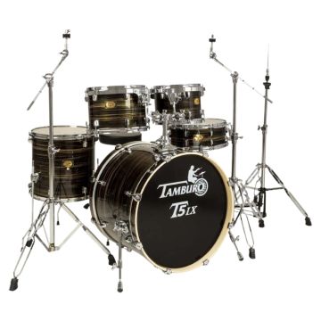 Batteria Tamburo T5 22" 5pz Hardware e Sgabello BLACK WOOD
