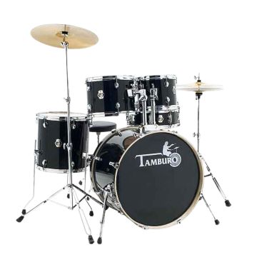 Tamburo T5 22" 5pz Black Sparkle timp.16"