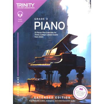 Piano Exam Pieces Plus Exercises 2023 Grade 3 Ext.
