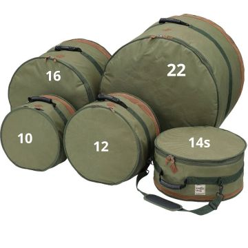 Set borse batteria Tama TDSS52KMG 5pz 22/10/12/14/16 moss green