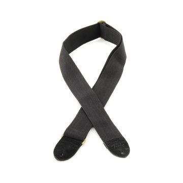 Tracolla chitarra Fender cotone e pelle nero 5cm