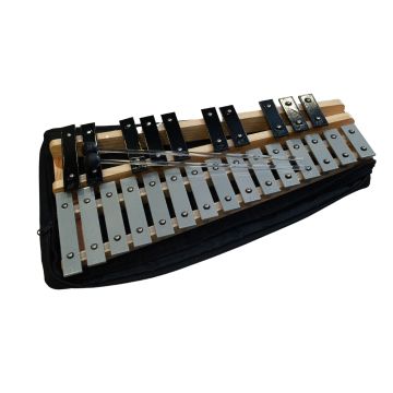 Metallofono Ritmo 25 piastre cromatico con borsa