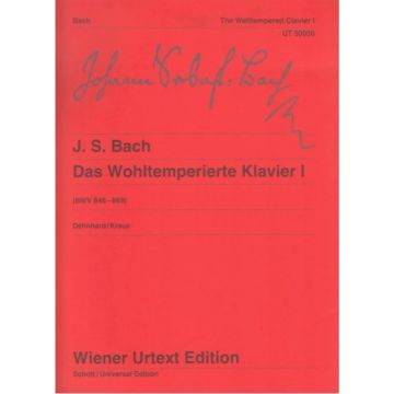 Bach Il Clavicembalo Ben Temperato 1 ed. Wiener Urtext