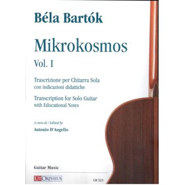 Mikrokosmos vol 1 Bèla Bartòk BOOK - Chitarra